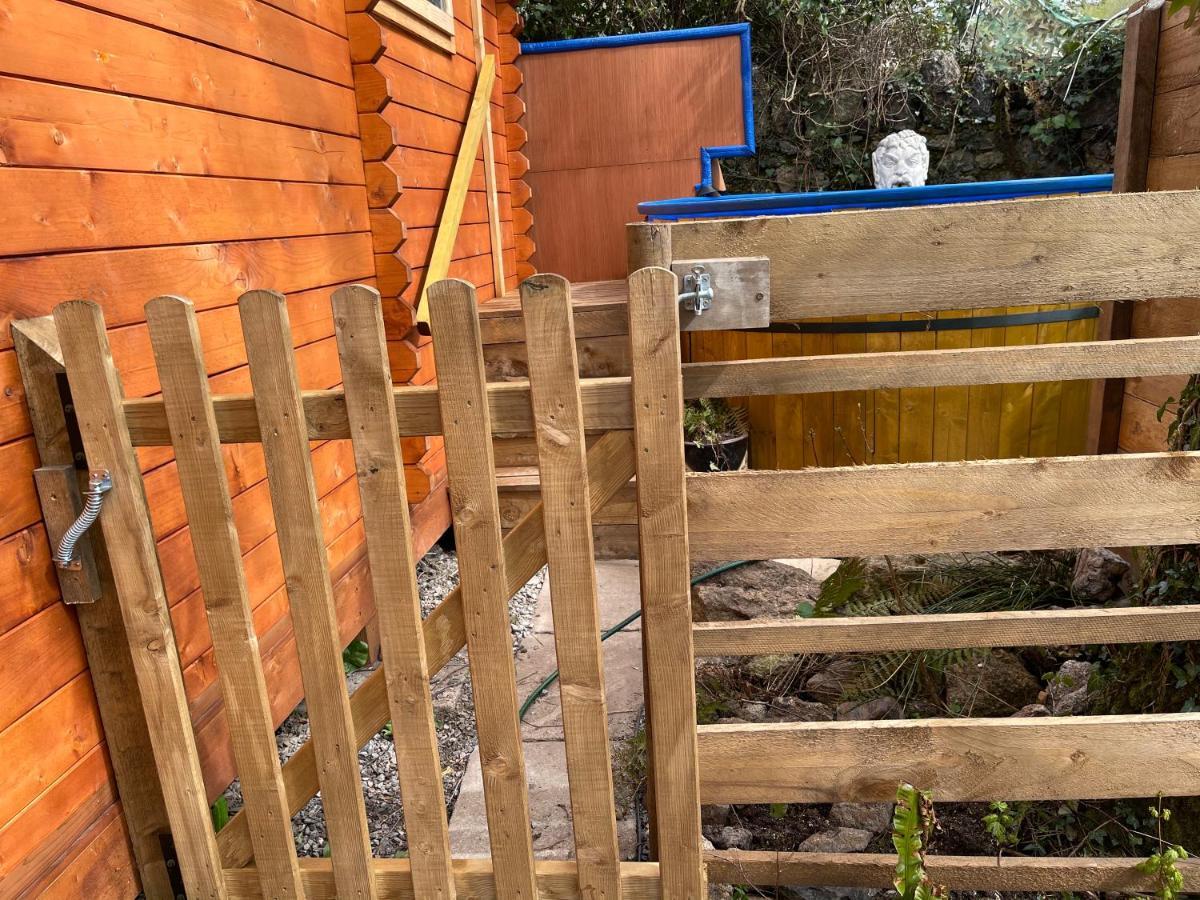 Retro Private Lodge With Hot Tub Nr Dartmoor Ньютон Эбэт Экстерьер фото