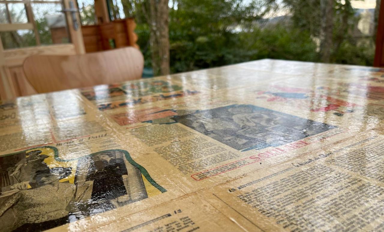 Retro Private Lodge With Hot Tub Nr Dartmoor Ньютон Эбэт Экстерьер фото
