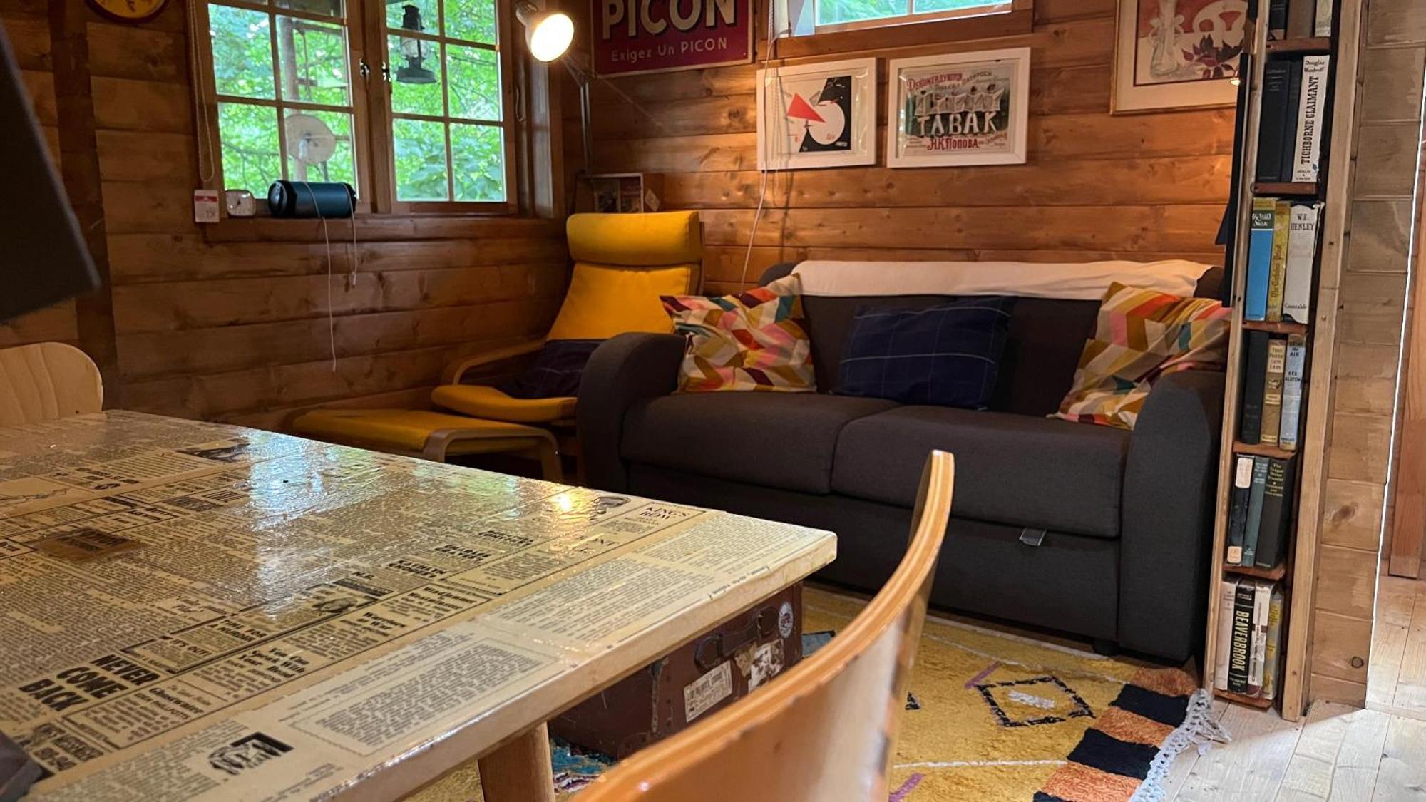 Retro Private Lodge With Hot Tub Nr Dartmoor Ньютон Эбэт Экстерьер фото